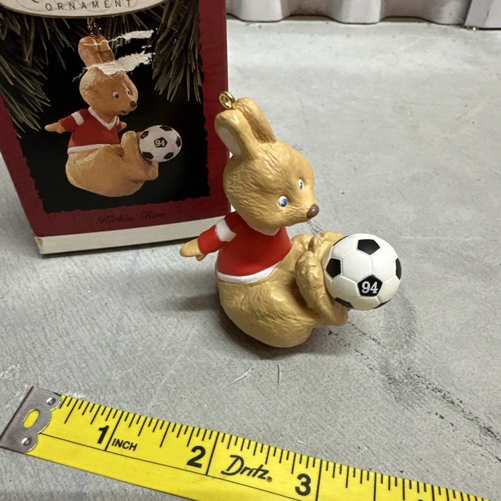 Vintage 1994 Hallmark‎ Keepsake Ornament - Kangaroo Soccer